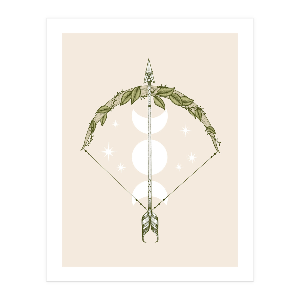 Bow And Arrow (Print Only)