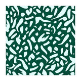Deep Emrald | Green Terrazzo Pattern | Fun Funky Eclectic Modern Boho Painting (Print Only) thumbnail