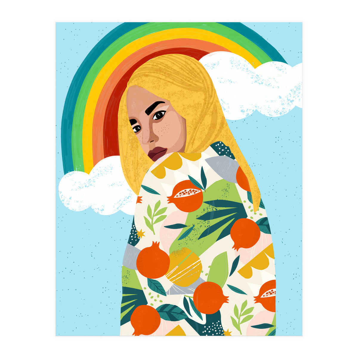 A Rainbow In Someone's Cloud (Print Only)