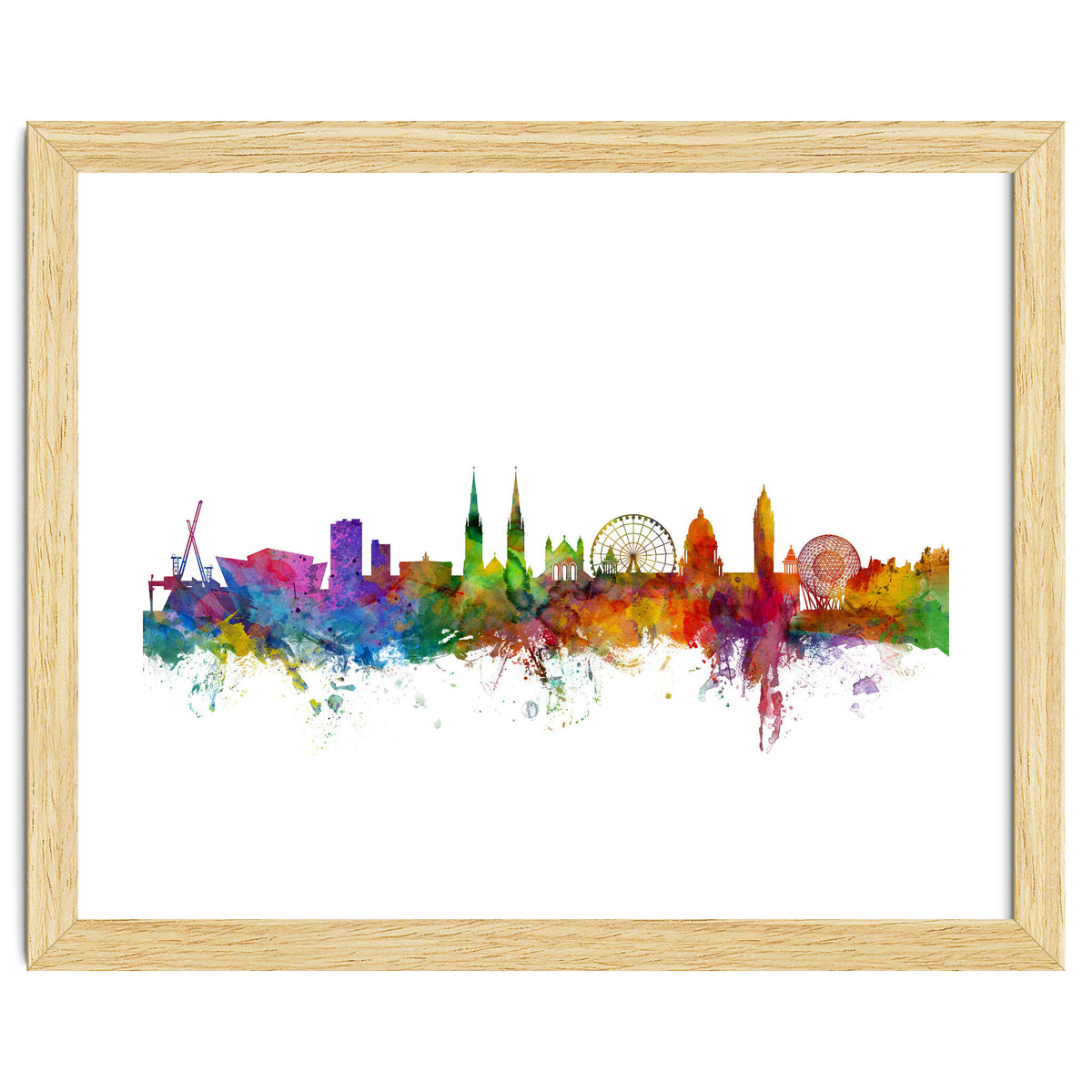 Belfast Northern Ireland Skyline