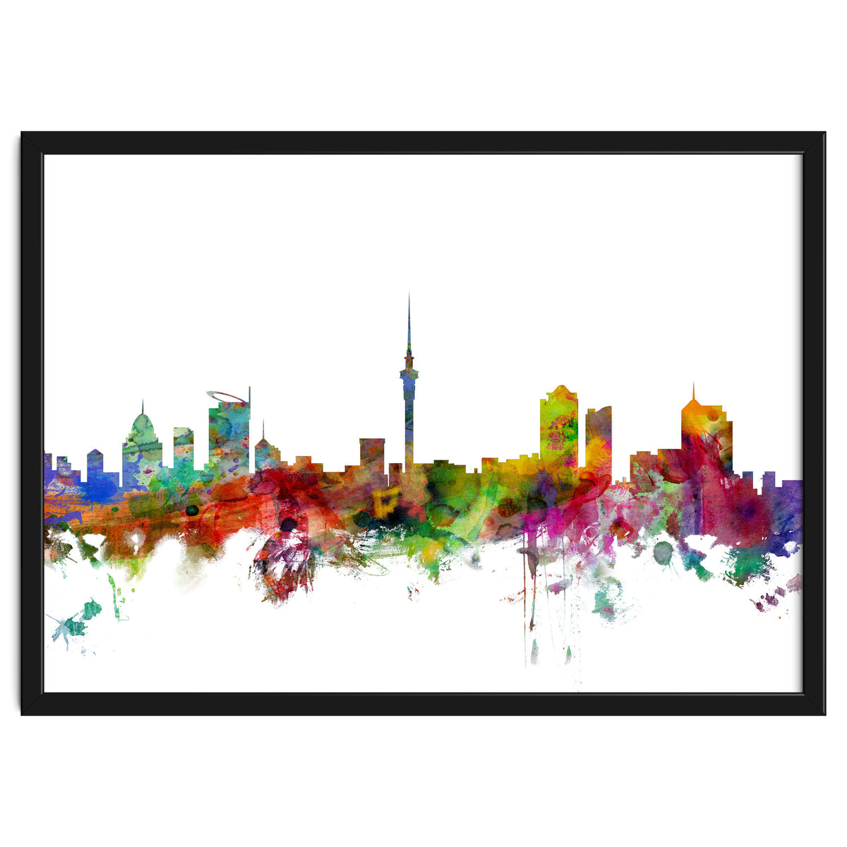 Auckland New Zealand Skyline