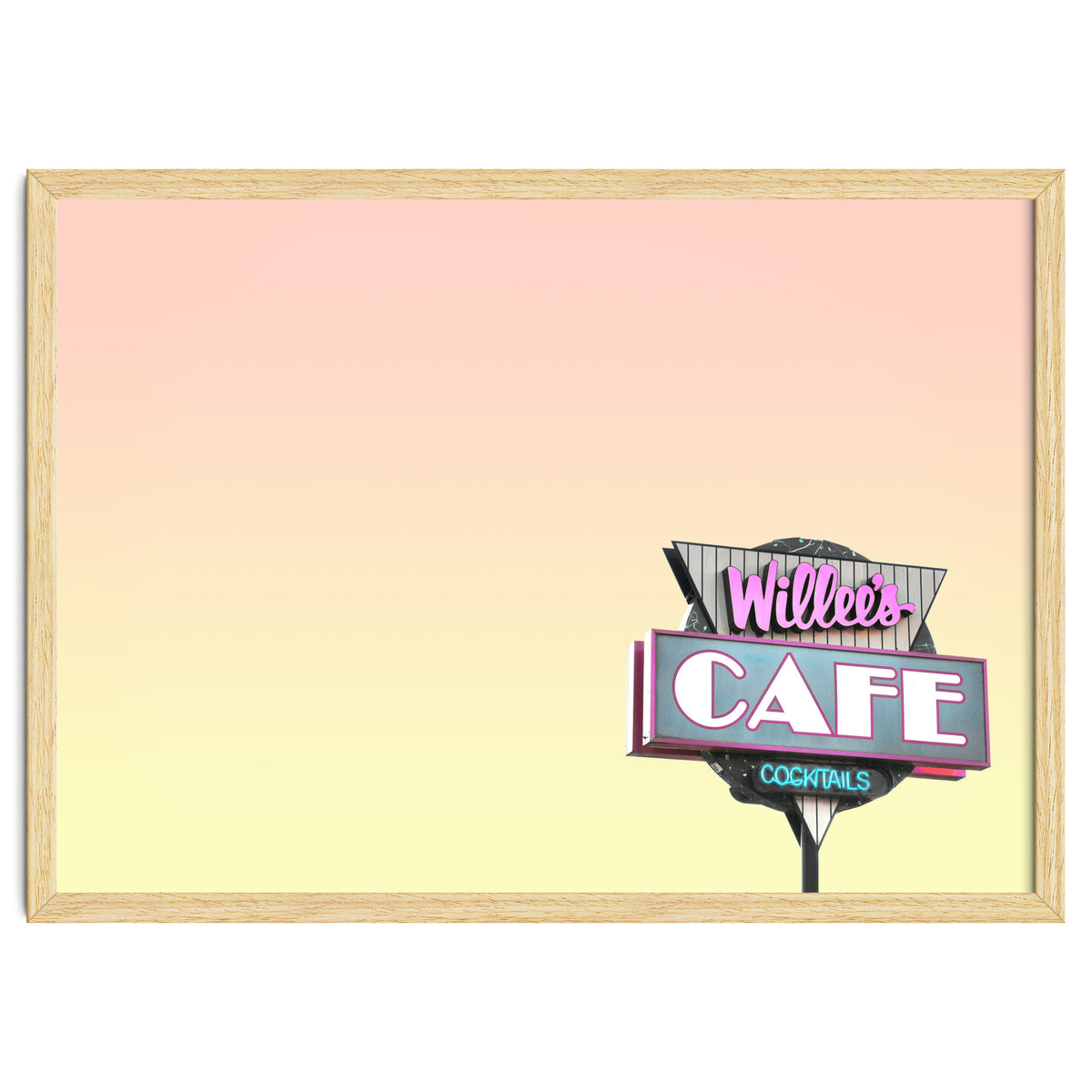 Willees Cafe and Cocktails Neon Sign