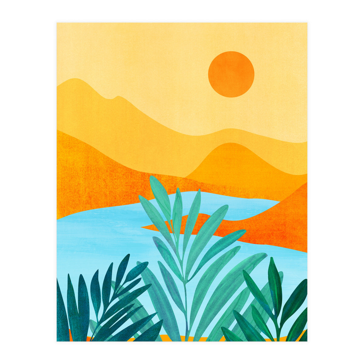 Summer Mountains (Print Only)