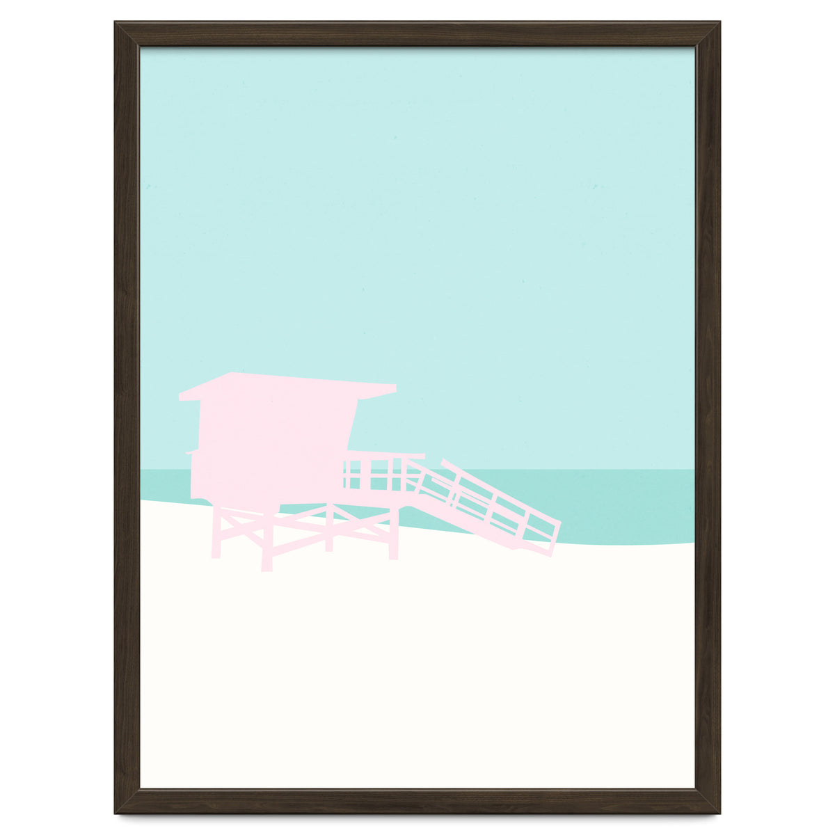 Minimal Lifeguard Tower - Turquoise Coast