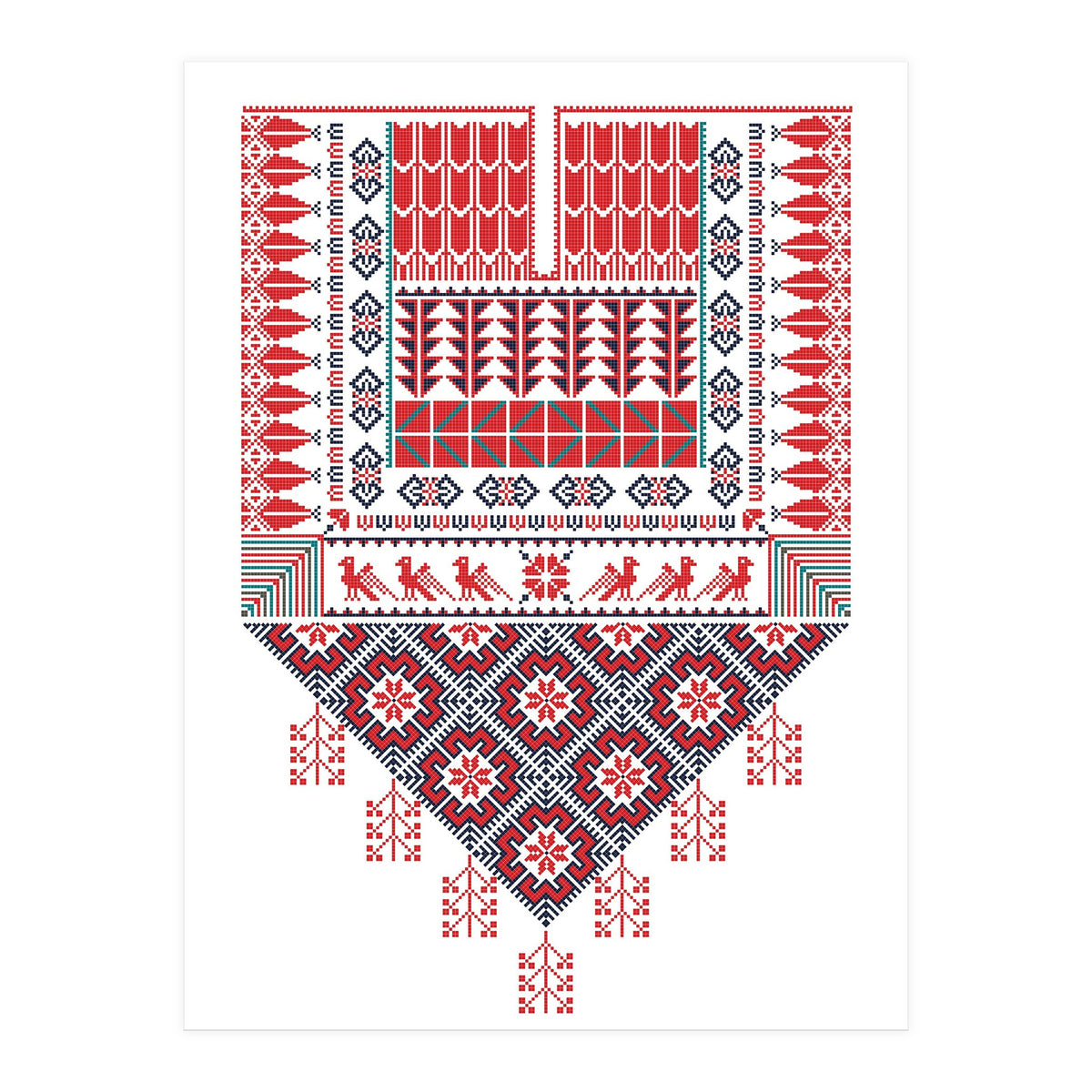 Tatreez Ornament 24 (Print Only)