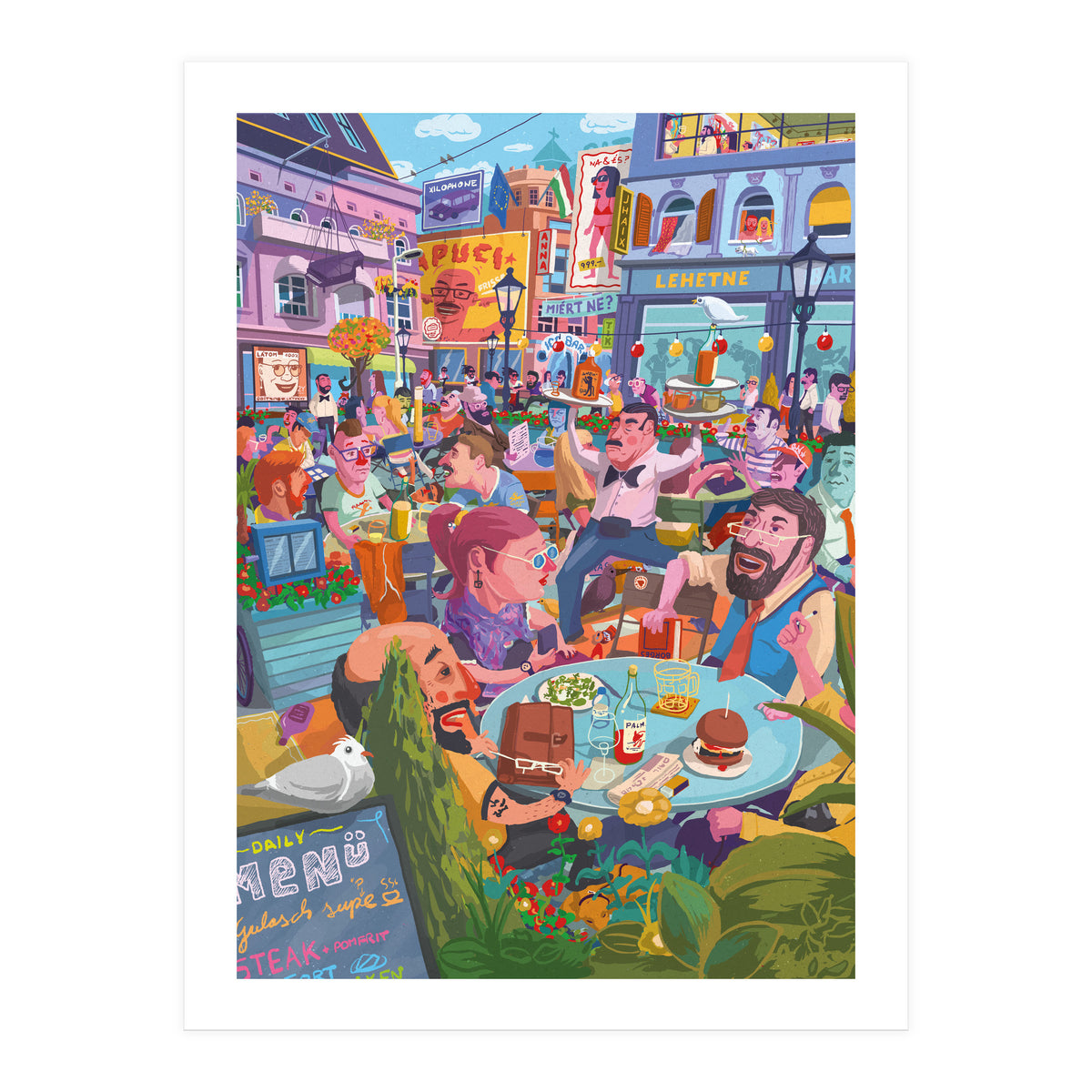 Terrace Budapest (Print Only)