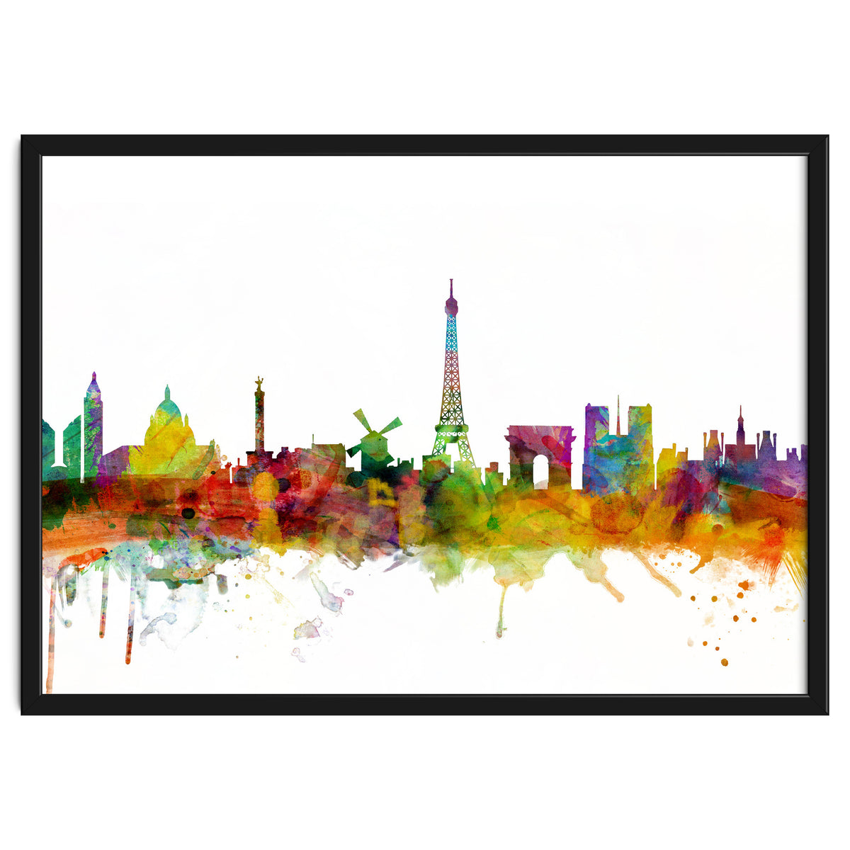 Paris France Skyline