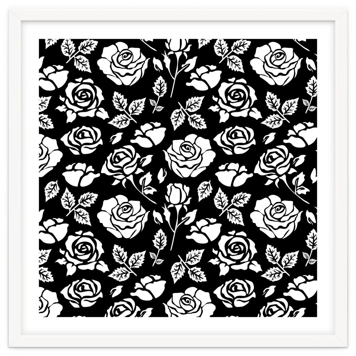 White Rose #illustration #pattern