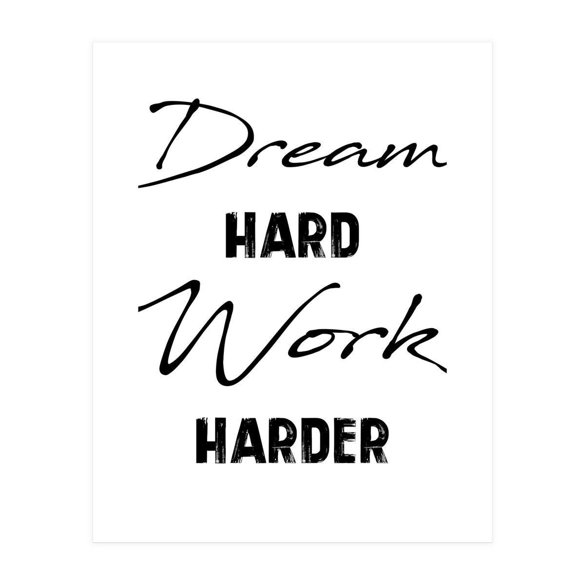 Harder (Print Only)