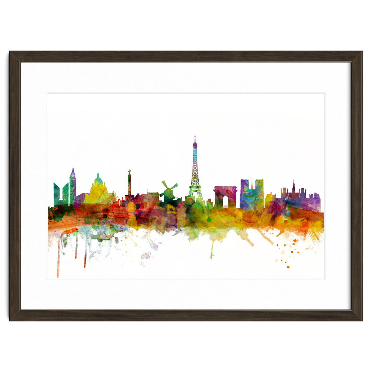 Paris France Skyline