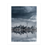 Toronto Skyline From Colonel Samuel Smith Park Reflection No 1 (Print Only)