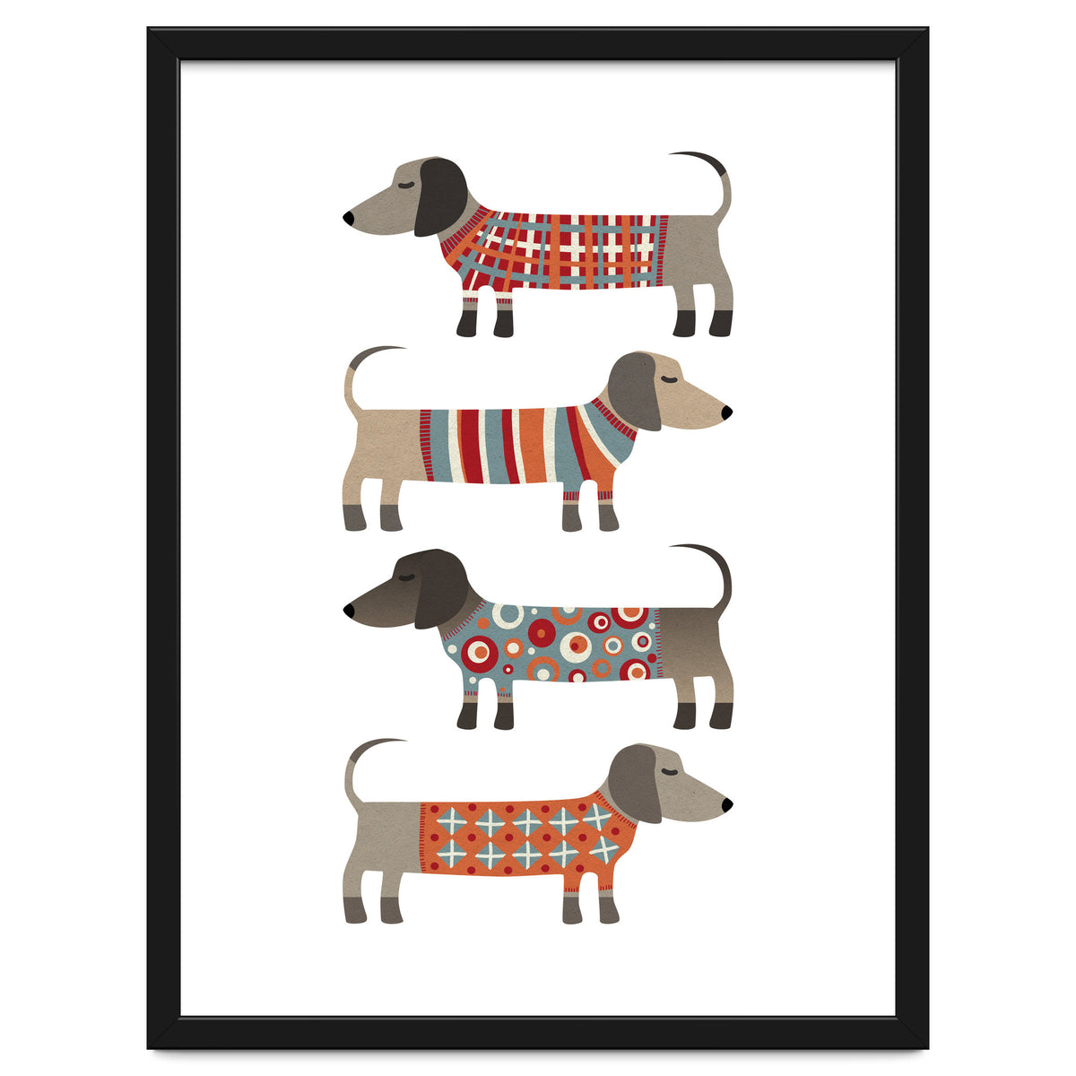 Sausage Dogs In Sweaters