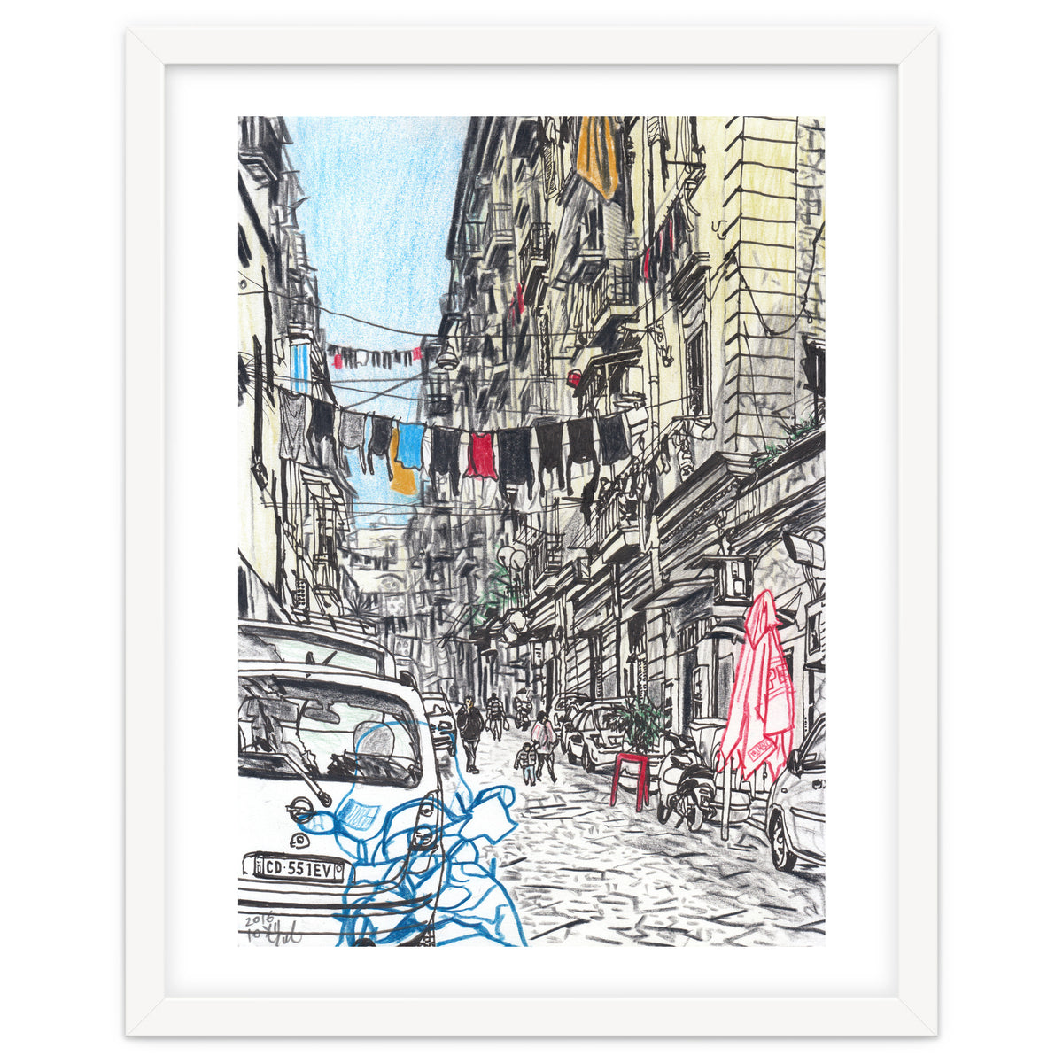 Drying Laundry In Napoli