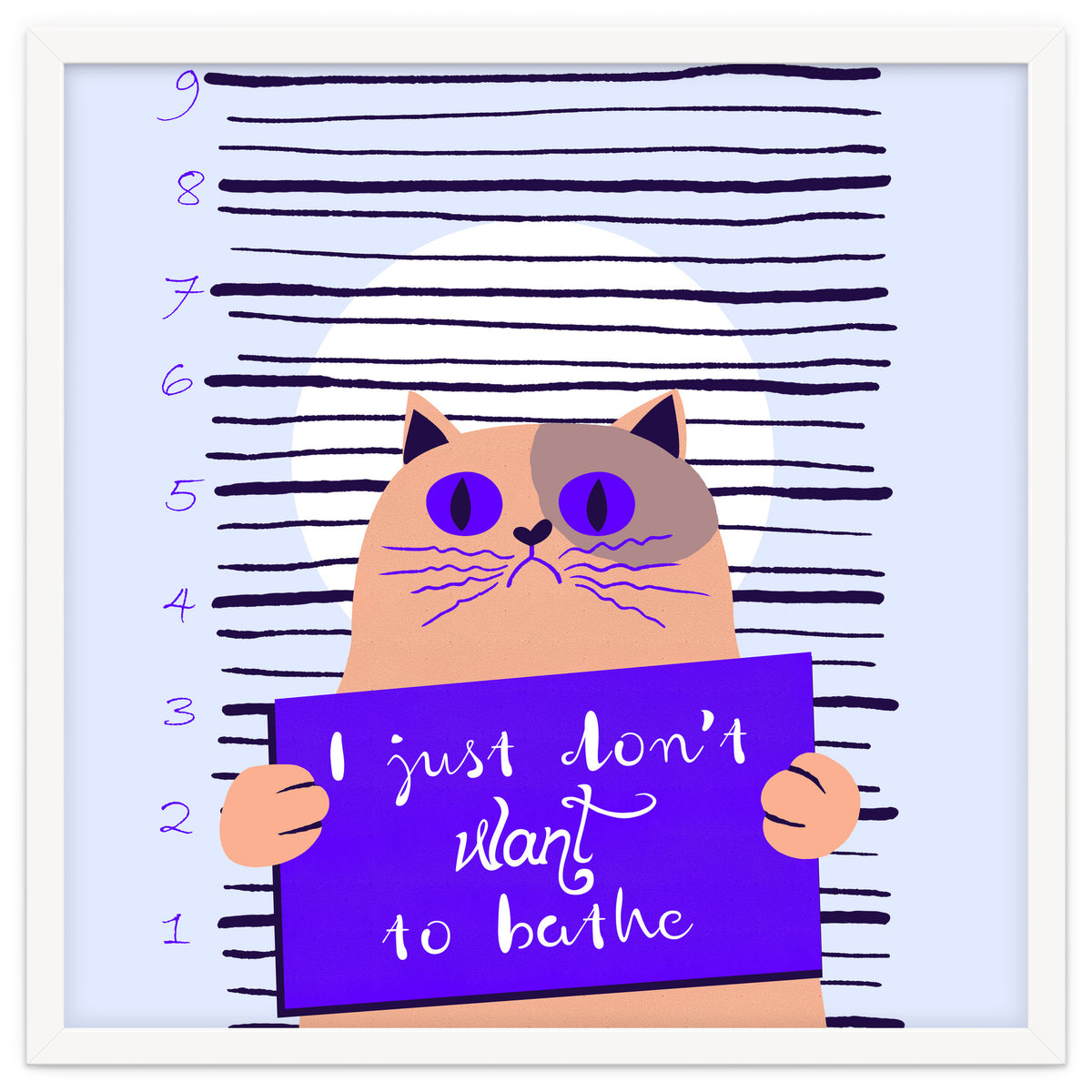 I just don't want to bathe