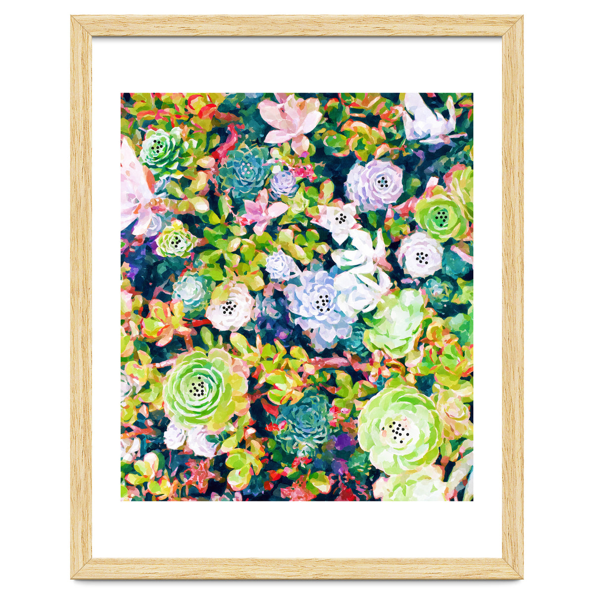 Watercolor Succulents