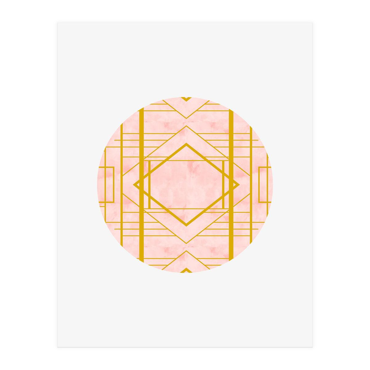 Art Deco Blush (Print Only)