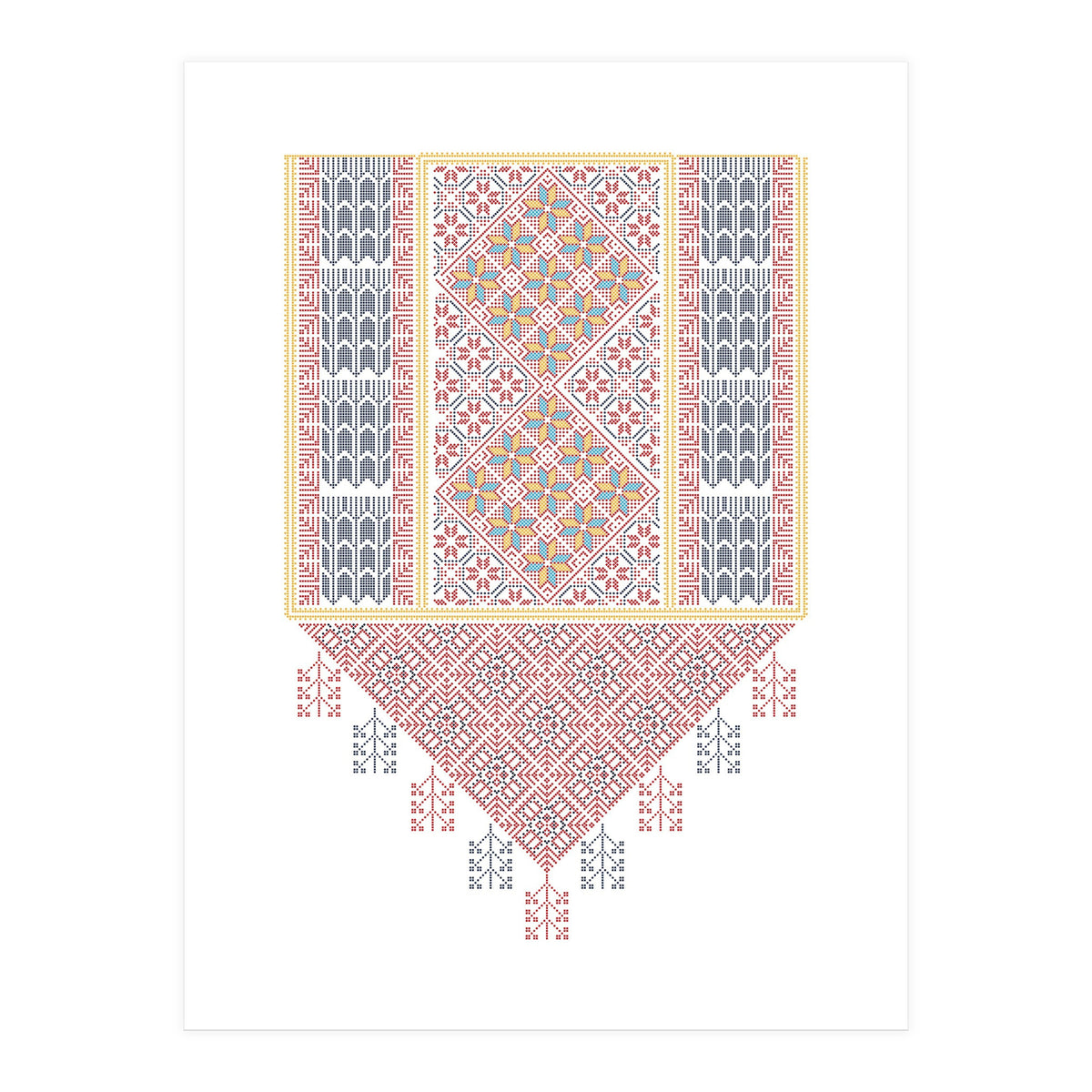 Tatreez Ornament 26 (Print Only)