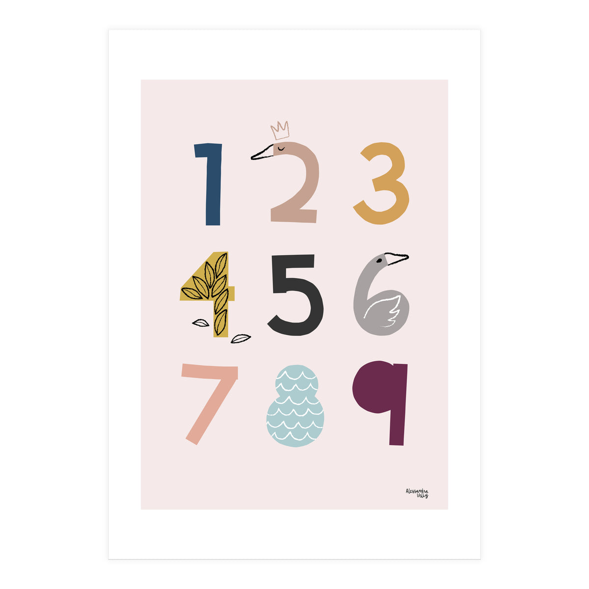 Numbers & Swans (Print Only)
