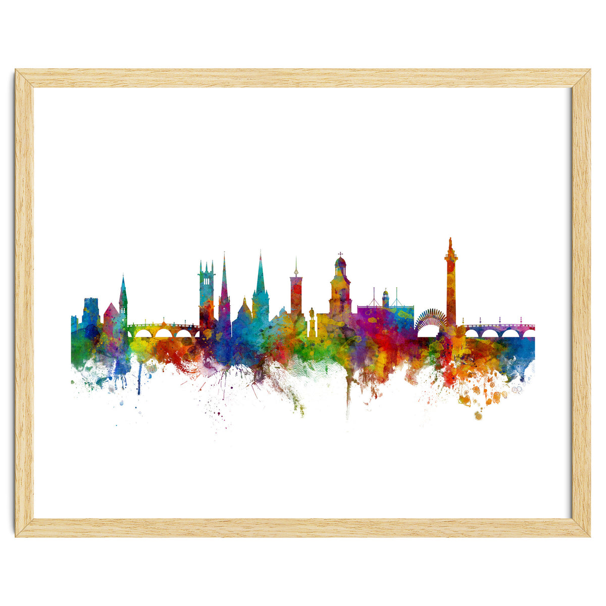 Shrewsbury England Skyline