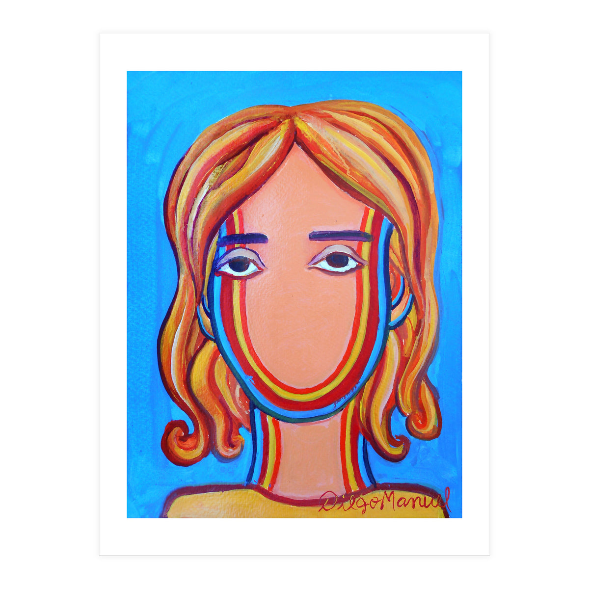 Cabeza De Mujer 2  (Print Only)