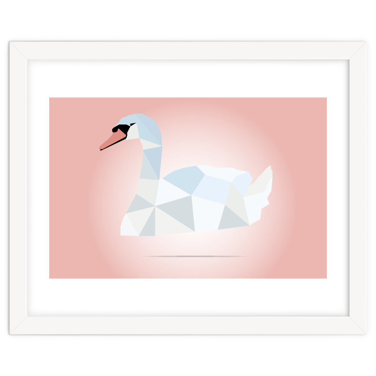 Swan Low Poly Art