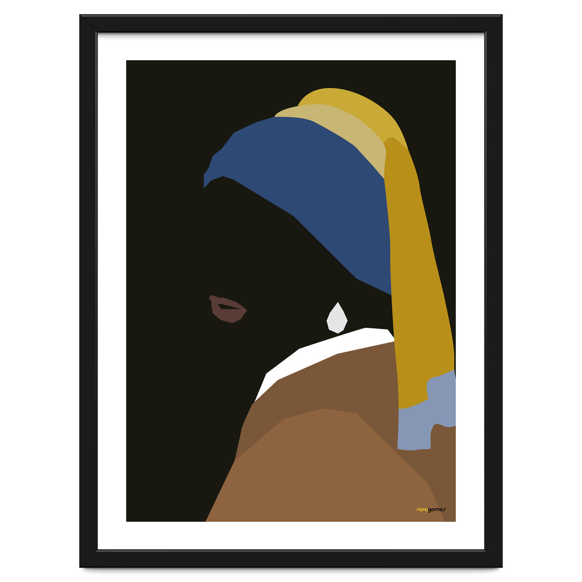 Girl with a Pearl Earring Minimalist