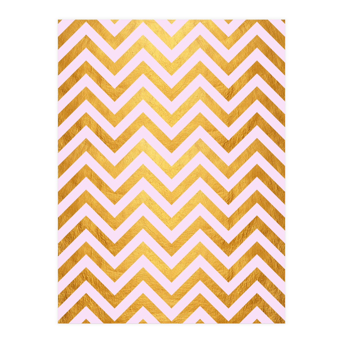 Chevron Golden IV (Print Only)