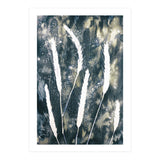 Indigo Blue Botanical Leaves No. 15 (Print Only) thumbnail