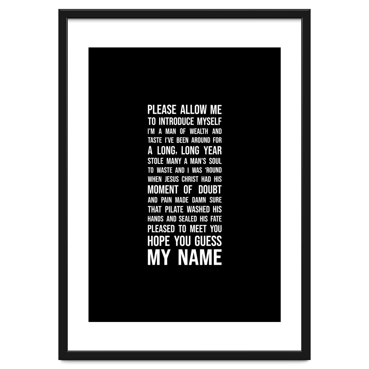 Sympathy For The Devil