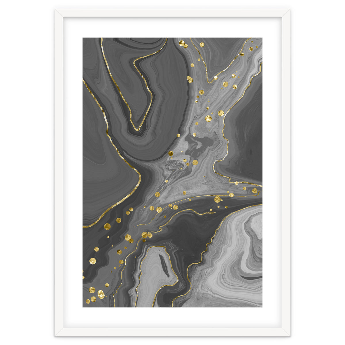 Liquid Marble No. 2 | black