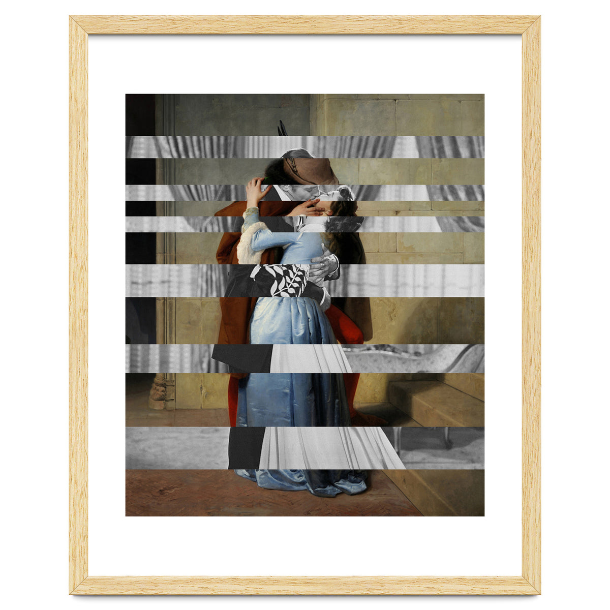 Hayez's "The Kiss" & Clark Gable and Vivien Leigh