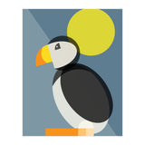 Mid Century Geometric Puffin (Print Only) thumbnail