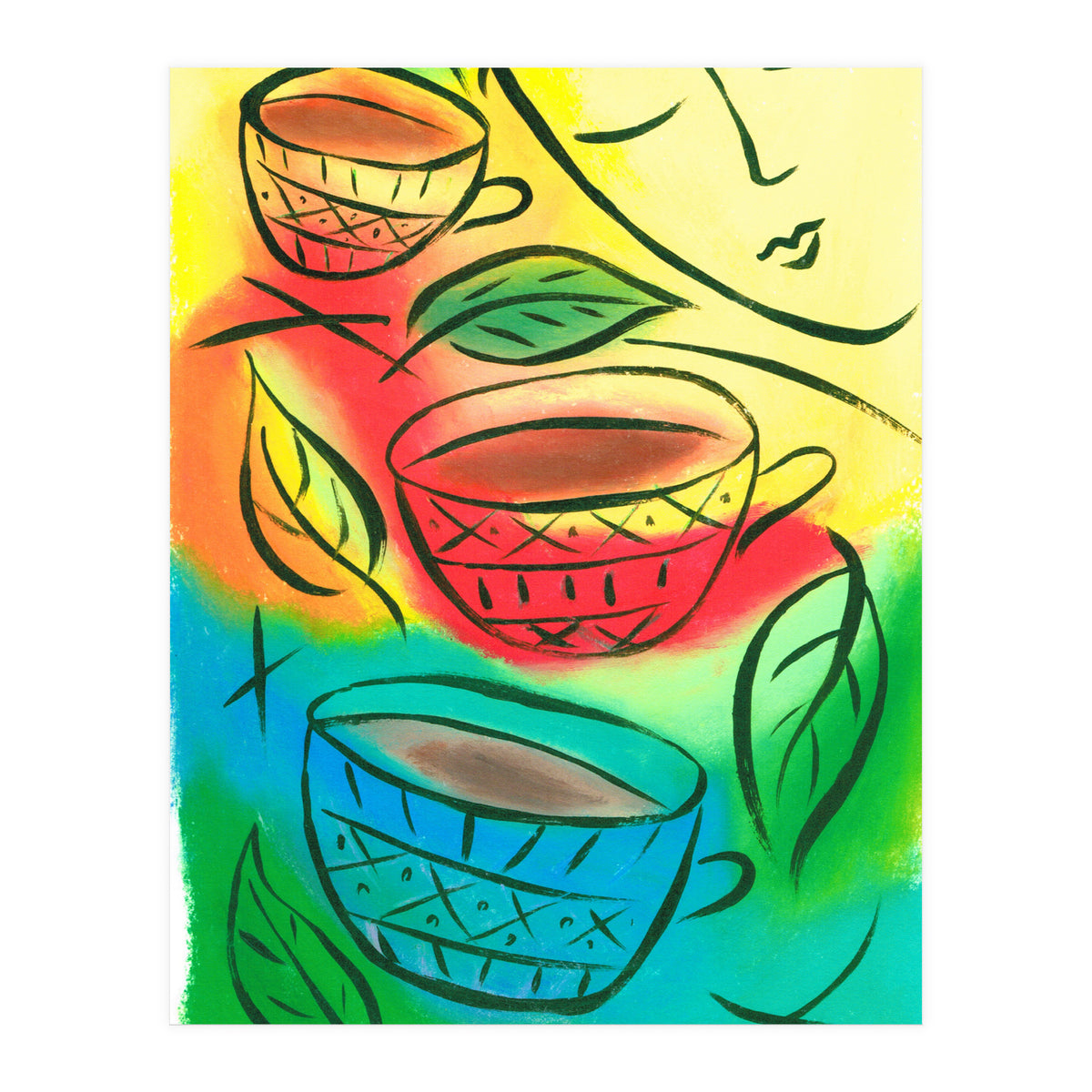 Three Cups Of Tea (Print Only)