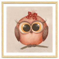 Woodland Nursery - Baby Owl Illustration