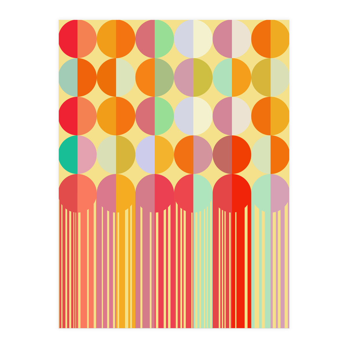 Pattern with circles I (Print Only)