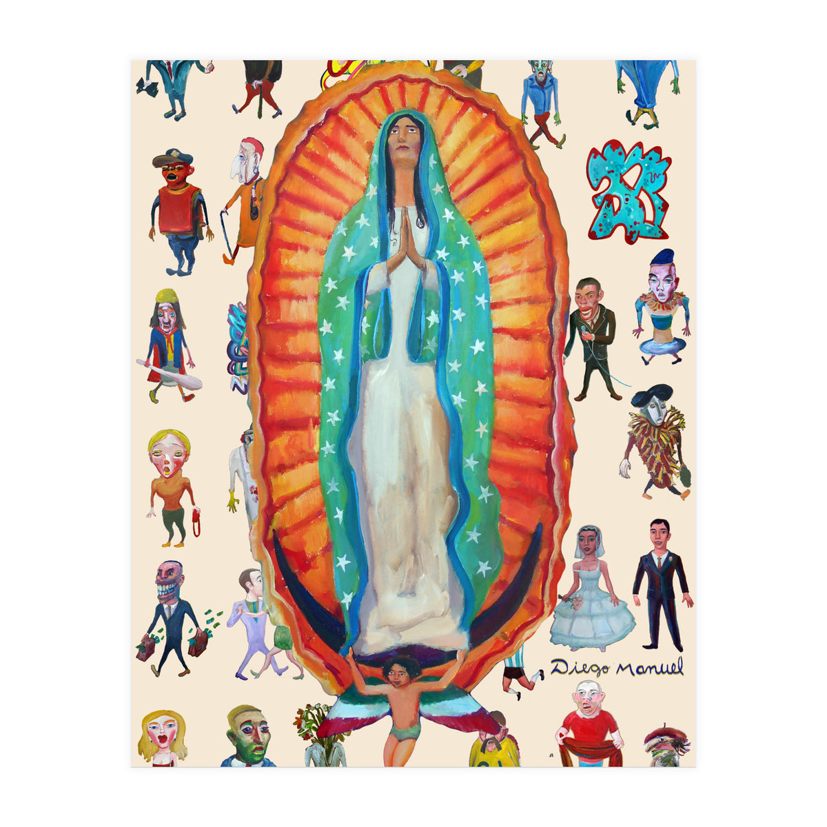 Virgen De Guadalupe 11 (Print Only)