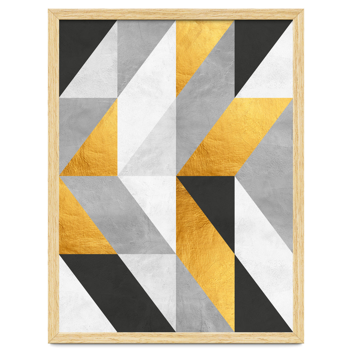 Gray and Gold Composition I