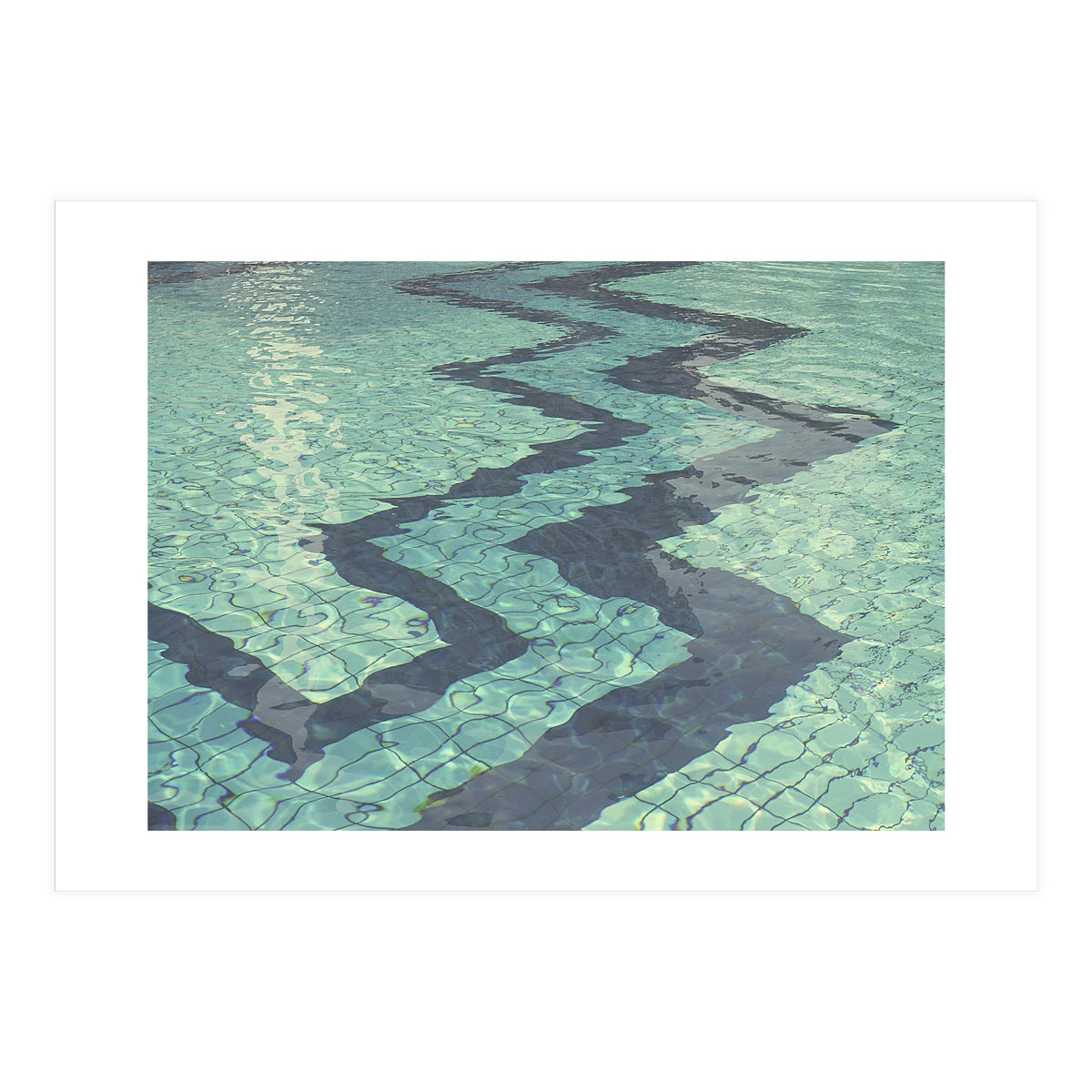 Underwater Zig Zags (Print Only)