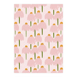 Pastel Pink Flower Pattern  (Print Only) thumbnail