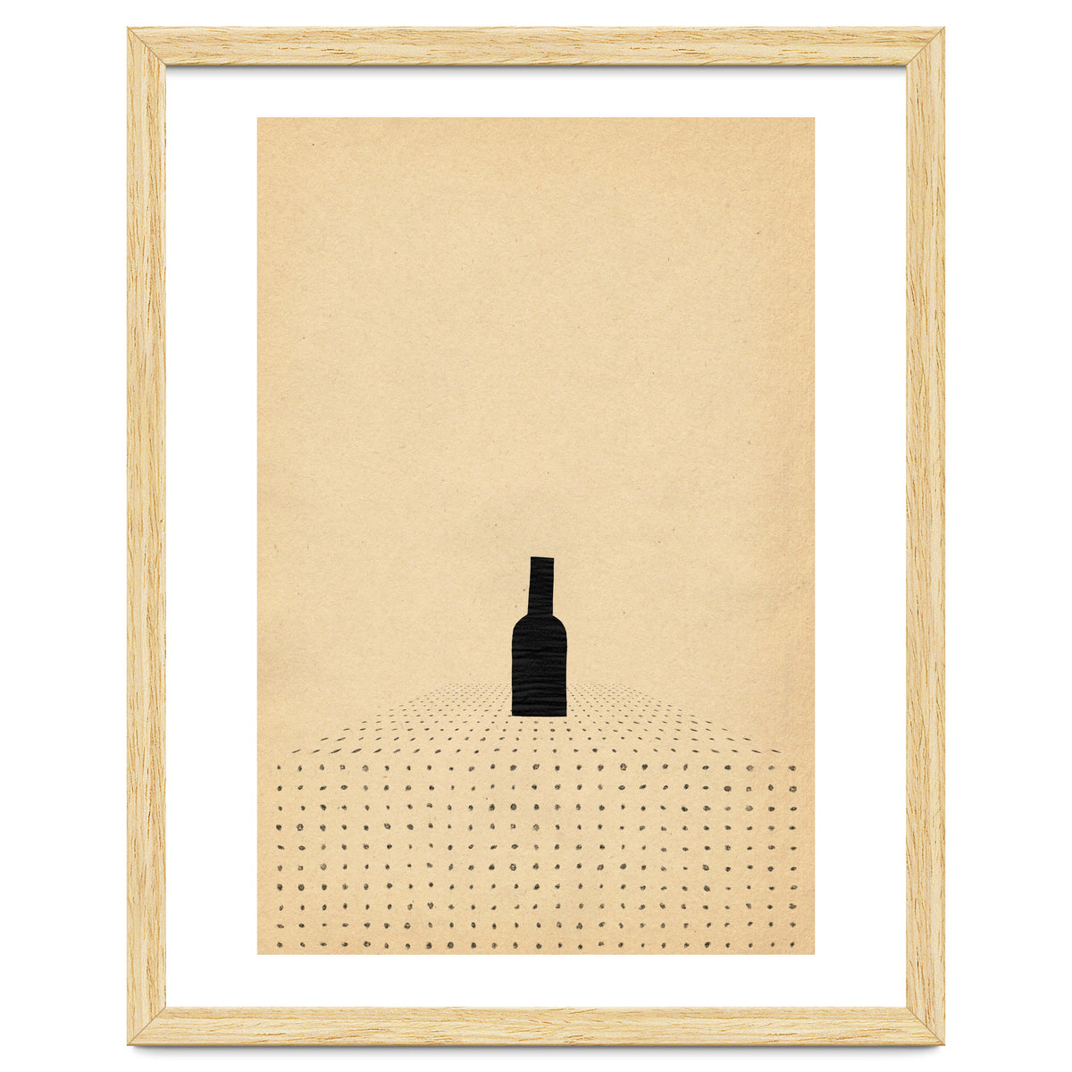 Wine bottle on the table