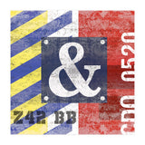 Blue Ampersand Industrial Abstract (Print Only) thumbnail