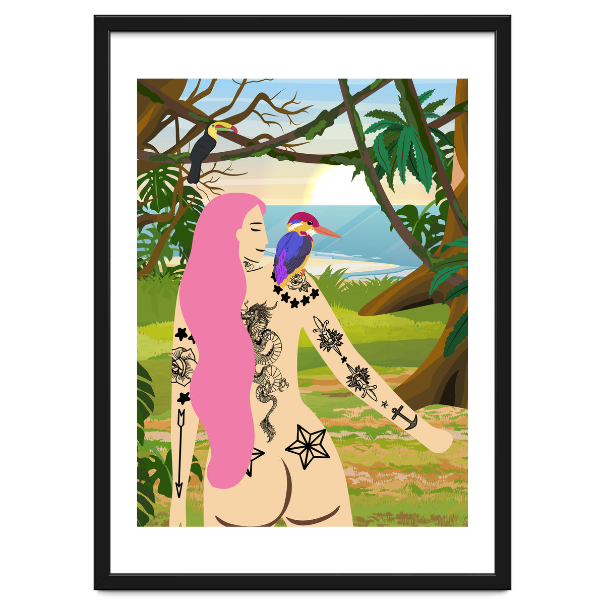 Pink Kingfisher and Me