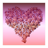 Heart collage of cuddling Cupid like characters (Print Only) thumbnail