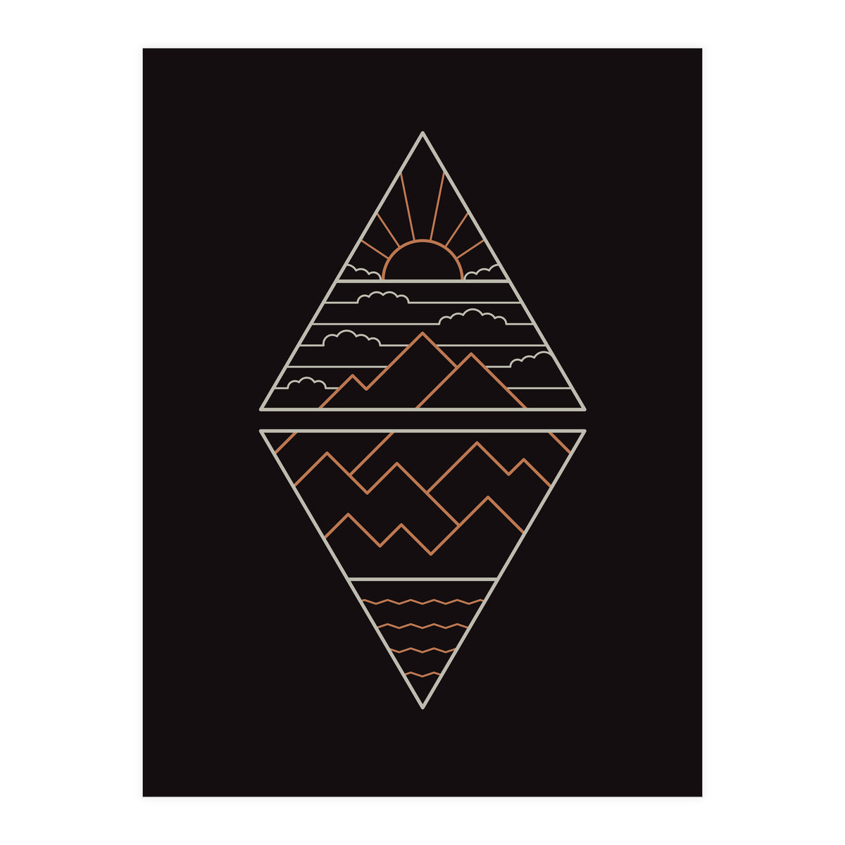 Earth, Air, Fire & Water (Print Only)