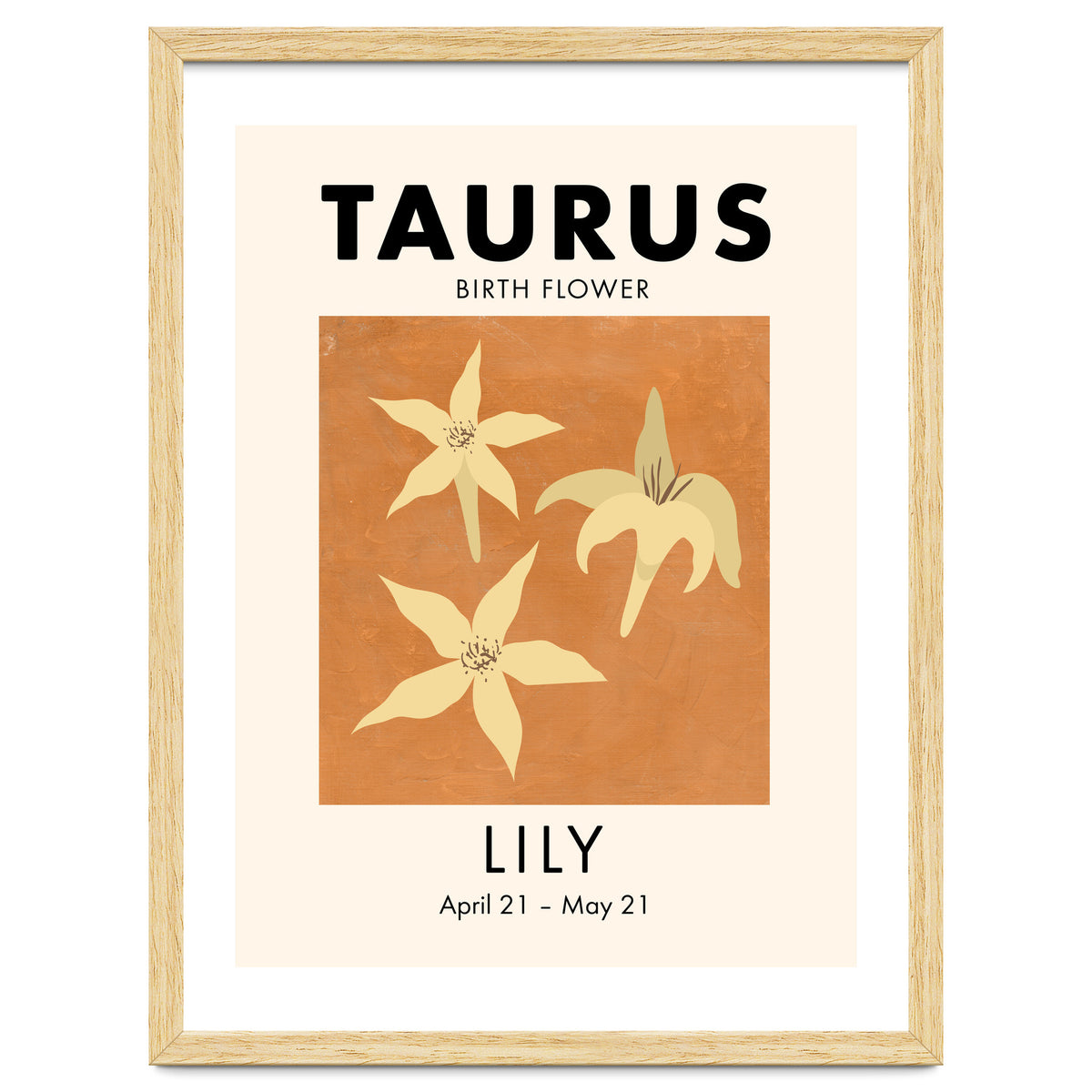 Taurus Birth Flower Lily