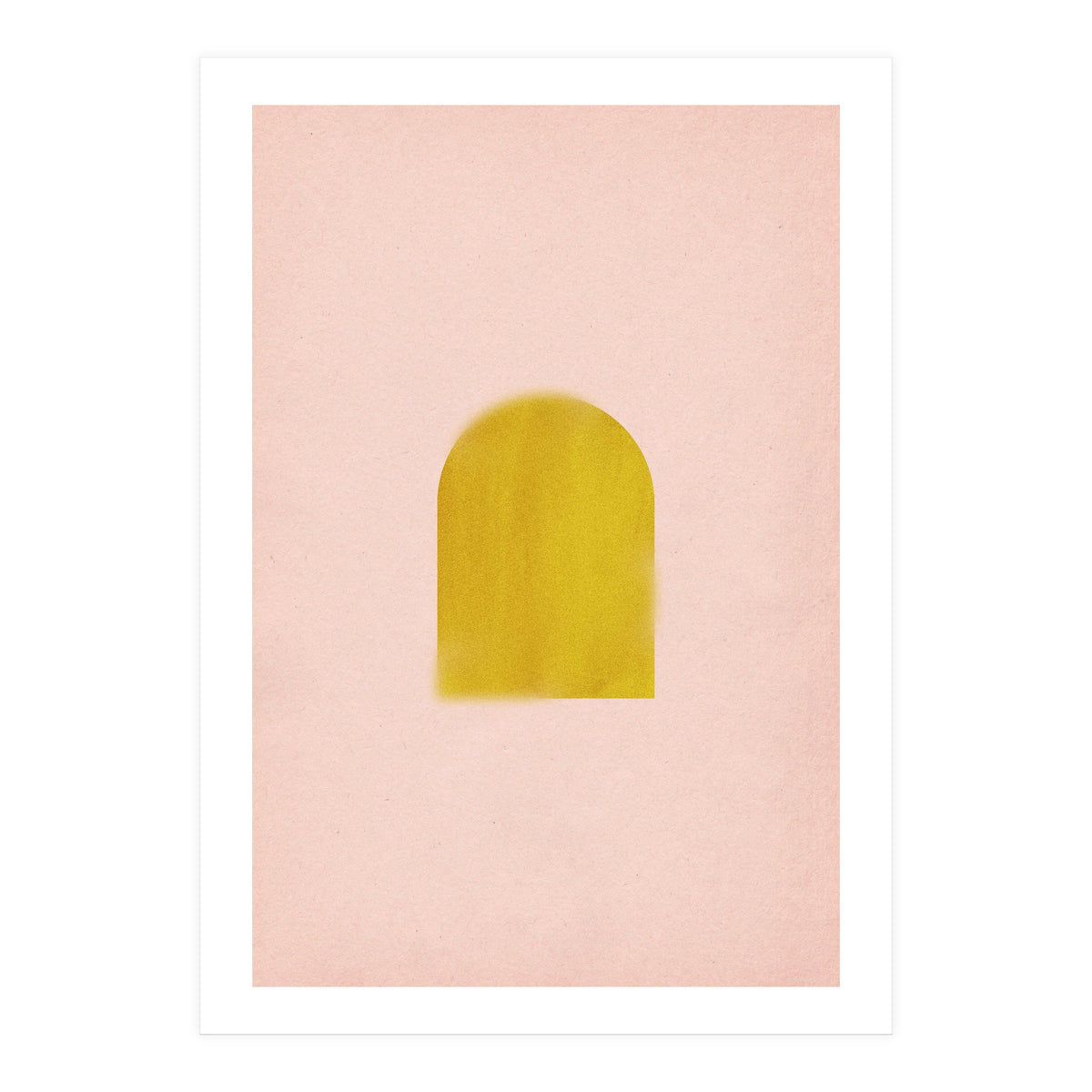 Pink and mustard arch (Print Only)