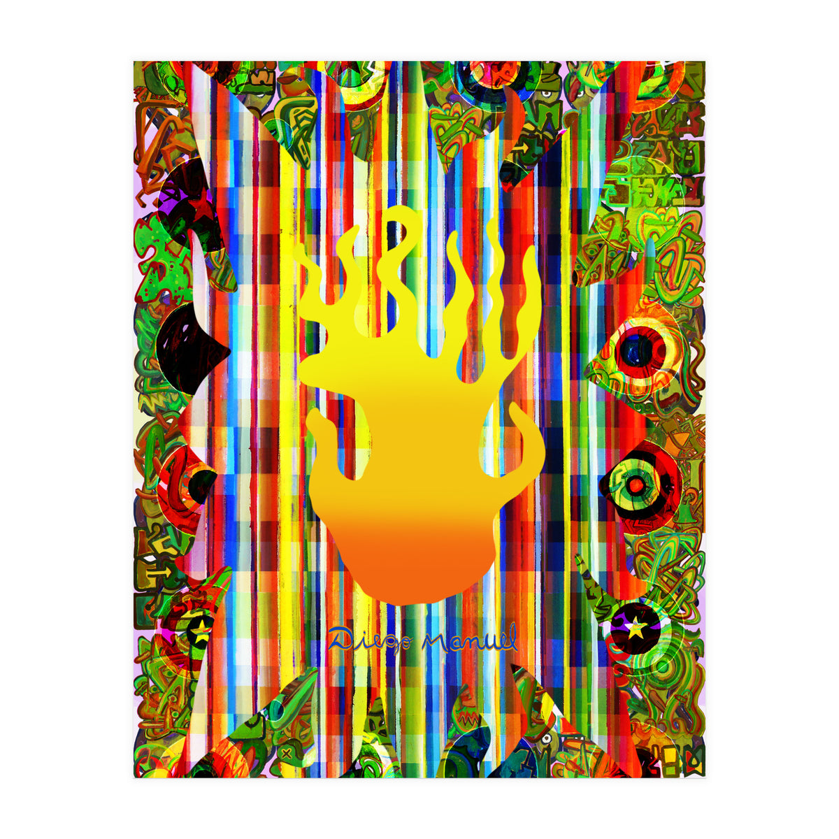 Fuego Y Graffiti 18 (Print Only)