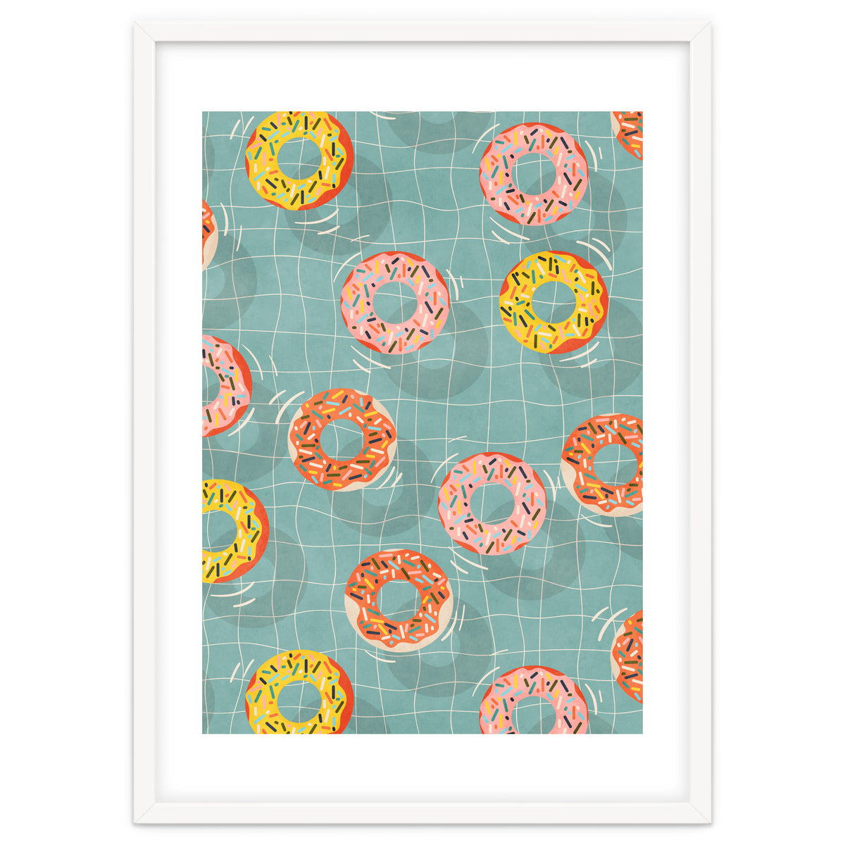 Pool Party Donuts