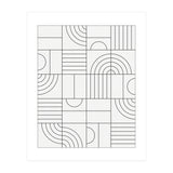 My Favorite Geometric Patterns No.19 - White (Print Only) thumbnail