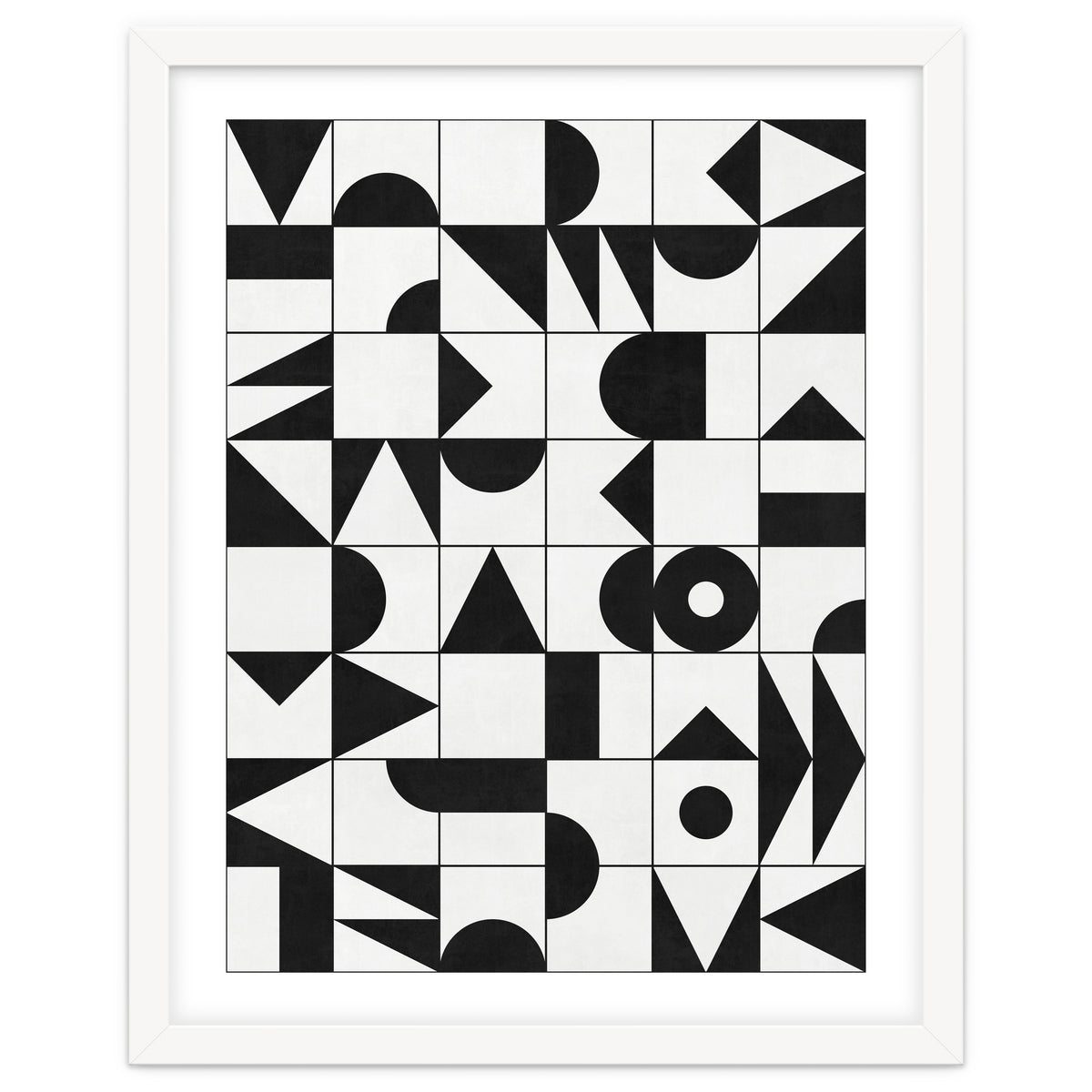 My Favorite Geometric Patterns No.10 - White